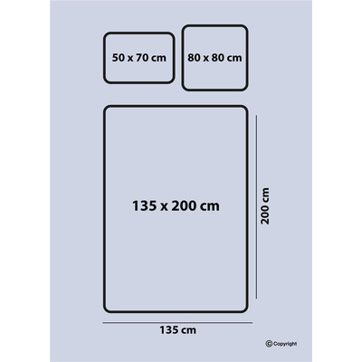 Kinderbettw&auml;sche Prinzessin B2 135x200 cm - 80x80 cm kissenbezug Linon