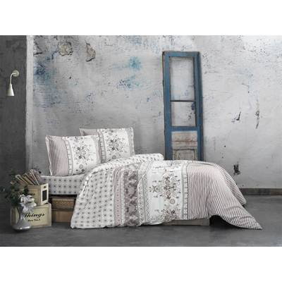 Flanell Winter Bettw&auml;sche 200x200 cm. mit 2x Kissenbezug 80x80cm Costa V1 100% Baumwolle Mit Rei&szlig;verschluss