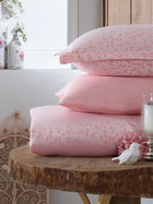 Jaquard Satin Bettw&auml;sche, 200x220 cm, mit 2 mal Kissenbezug 80x80 cm. Adenya V2 5tlg. Set. Luxury Edition Queen Size