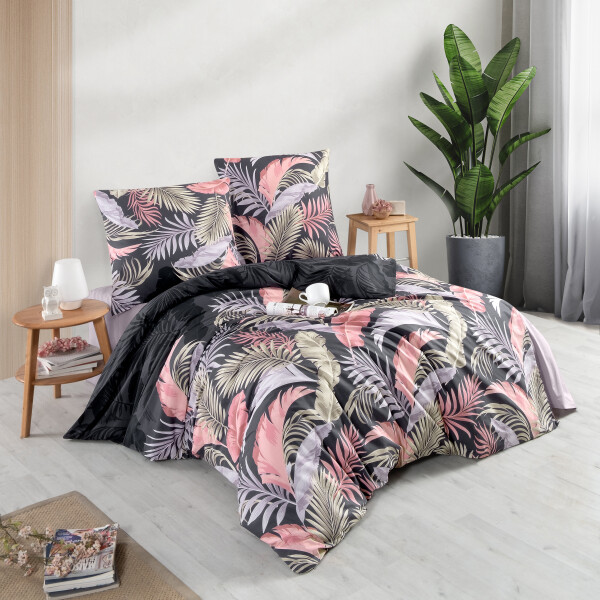 Bettwäsche 155x220 cm. 2 teilig set, geblümt, 100% Baumwolle/Renforcé