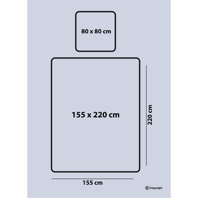 Bettw&auml;sche 155x220 cm. 2 teilig set, Wei&szlig;/Braun, 100% Baumwolle/Renforc&eacute;, Verdeckter Rei&szlig;verschluss, Atmungsaktiver, Wende Bettbezug mit Kissenbezug 80x80. Atlanta