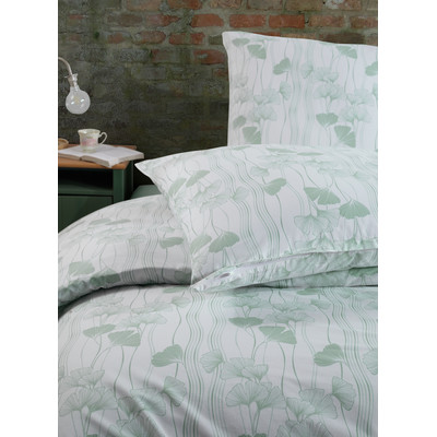 Bettw&auml;sche 135x200 cm. 2 teilig set, Mint gr&uuml;n,100% Baumwolle/Renforc&eacute;, verdeckter rei&szlig;verschluss, atmungsaktiver, gebl&uuml;mt bettbezug mit Kissenbezug 80x80, Peru