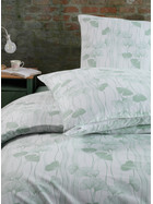 Bettw&auml;sche 135x200 cm. 2 teilig set, Mint gr&uuml;n,100% Baumwolle/Renforc&eacute;, verdeckter rei&szlig;verschluss, atmungsaktiver, gebl&uuml;mt bettbezug mit Kissenbezug 80x80, Peru