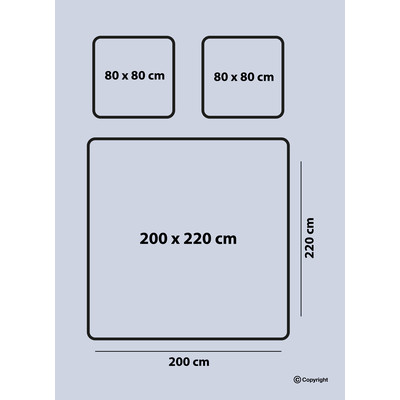 Bettw&auml;sche 200x220 cm. 3 teilig set, Mint gr&uuml;n,100% Baumwolle/Renforc&eacute;, verdeckter rei&szlig;verschluss, atmungsaktiver, gebl&uuml;mt bettbezug mit Kissenbezug 80x80, Peru