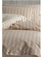 Bettw&auml;sche 135x200 cm. 2 teilig set, beige, 100% Baumwolle/Renforc&eacute; mit dekokn&ouml;pfen, Madras V2