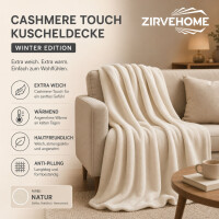 Kuscheldecke CashmereTouch  Wohndecke Fleece decke Kuschelig weich &amp; Flauschig