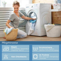 Baumwolle Bettbezug Braun Wei&szlig; Gebl&uuml;mt, Polina