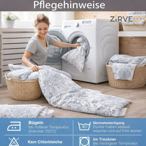 Bettw&auml;sche-Set Baumwolle Daria V1