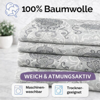 Bettw&auml;sche-Set Baumwolle Daria V1