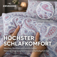 Bettw&auml;sche aus Baumwolle Baumwolle Bettbezug Paisley Blau Rosa Modernes Design